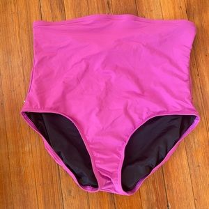 Lands End High Waist Swim Bottoms